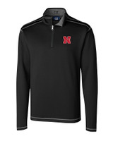 Nebraska Cornhuskers Cutter & Buck Evergreen Reversible Overknit Black Mannequin