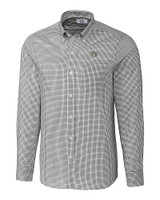 Wake Forest Demon Deacons Cutter & Buck Tailored Fit Tattersall Shirt Black Mannequin