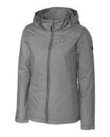 Purdue Boilermakers Cutter & Buck Womens Panoramic Packable Jacket Black Mannequin
