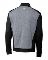 Ohio State Buckeyes- Cutter & Buck Big & Tall Replay Half Zip Black Mannequin Back