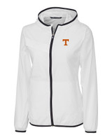 Tennessee Volunteers Cutter & Buck Womens Breaker Hooded Jacket White Mannequin