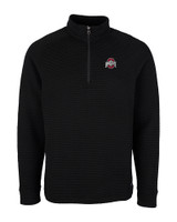 Ohio State Buckeyes - Cutter & Buck Mens Coastal Half-Zip Black Mannequin