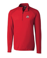 Ohio State Buckeyes - Cutter & Buck Williams Half Zip Red Mannequin