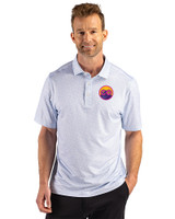 Colorado Rockies City Connect- Cutter & Buck Pike Recycled Fern Print Mens Polo Atlas Light Blue Front