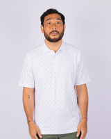 Forge Polo Herringbone Print  WH_PRO_HG 1