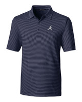 Atlanta Braves Big & Tall Forge Polo Pencil Stripe LYN_MANN_HG 1