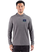 Arizona Diamondbacks City Connect- Cutter & Buck Adapt Recycled Soft Knit Stripe Mens Hooded Pullover Black Heather Front