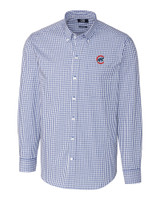 Chicago Cubs Big & Tall Stretch Gingham Shirt TBL_MANN_HG 1