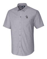 Colorado Rockies Short-Sleeve Stretch Oxford Shirt CC_MANN_HG 1