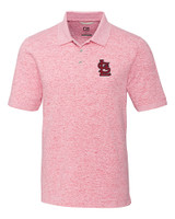 St. Louis Cardinals- Cutter & Buck Advantage Tri-Blend Space Dye Mens Polo Cardinal Red Mannequin