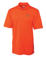 Chicago Bears - Cutter & Buck Genre Textured Solid Mens Polo College Orange Mannequin