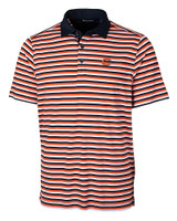 Chicago Bears - Cutter & Buck Mens Forge Polo Multi Stripe College Orange Mannequin