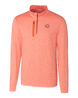 Chicago Bears - Cutter & Buck Stealth Heathered Quarter Zip Mens Pullover Alarm Mannequin