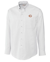 Chicago Bears - Cutter & Buck Epic Easy Care Nailshead Mens Big and Tall Long Sleeve Dress Shirt White Mannequin