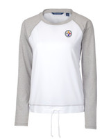 Pittsburgh Steelers Ladies' Response Hybrid Top WH_MANN_HG 1