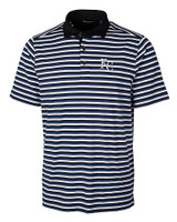 Kansas City Royals Cutter & Buck Big & Tall Forge Polo Multi Stripe Tour Blue Mannequin