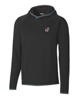 Georgia Bulldogs Cutter & Buck Mens Traverse Hoodie Black Mannequin