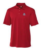 Arizona Wildcats Cutter & Buck CB Drytec Genre Textured Solid Mens Big and Tall Polo CDR_MANN_HG 