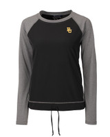 Baylor Bears Cutter & Buck Response Lightweight Hybrid Womens Pullover Windbreaker BL_MANN_HG 