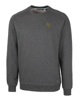 Baylor Bears Cutter & Buck Saturday Cotton Blend Mens Crew Neck Sweatshirt Charcoal Heather Mannequin