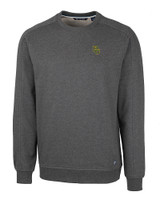 Baylor Bears Cutter & Buck Saturday Cotton Blend Mens Crew Neck Sweatshirt Charcoal Heather Mannequin