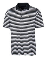 Minnesota Golden Gophers Cutter & Buck Big & Tall Forge Polo Multi Stripe Black Mannequin