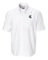 Michigan State Spartans Short-Sleeve Epic Easy Care Nailshead Shirt WH_MANN_HG 1