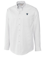 Villanova Wildcats Cutter & Buck Epic Easy Care Nailshead Mens Big and Tall Long Sleeve Dress Shirt White Mannequin