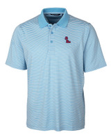 Ole Miss Rebels Cutter & Buck Forge Tonal Stripe Stretch Mens Polo ALS_MANN_HG 