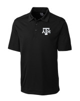 Texas A&M Aggies Cutter & Buck Northgate CB DryTec Short Sleeve Big & Tall Polo Black Mannequin