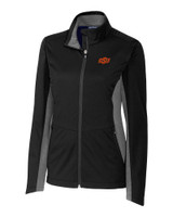 Oklahoma State Cowboys Ladies' Navigate Softshell Jacket BL_MANN_HG 1