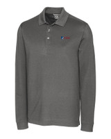 Fairleigh Dickinson Knights Cutter & Buck Advantage Eco Tri-Blend Pique Mens Long Sleeve Polo EG_MANN_HG 