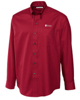 Fairleigh Dickinson Knights Cutter & Buck Epic Easy Care Fine Twill Mens Long Sleeve Dress Shirt CDR_MANN_HG 