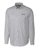 Fairleigh Dickinson Knights Cutter & Buck Stretch Oxford Stripe Mens Long Sleeve Dress Shirt CC_MANN_HG 