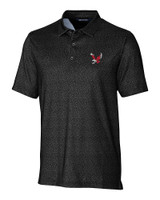 Eastern Washington Eagles Cutter & Buck Pike Micro Floral Print Stretch Mens Polo BL_MANN_HG 