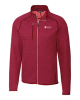 Fairleigh Dickinson Knights Cutter & Buck Mainsail Sweater-Knit Mens Full Zip Jacket CRH_MANN_HG 