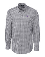 Stephen F Austin Lumberjacks Cutter & Buck Easy Care Stretch Gingham Mens Big and Tall Long Sleeve Dress Shirt CC_MANN_HG 