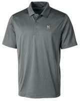 Navy Midshipmen Cutter & Buck Prospect Eco Textured Stretch Recycled Mens Big & Tall Polo EG_MANN_HG 