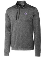 Stephen F Austin Lumberjacks Cutter & Buck Stealth Heathered Mens Big and Tall  Quarter Zip Pullover EG_MANN_HG 