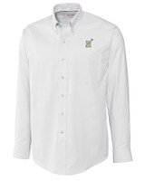Navy Midshipmen Cutter & Buck Epic Easy Care Nailshead Mens Big and Tall Long Sleeve Dress Shirt WH_MANN_HG 