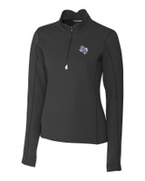 Stephen F Austin Lumberjacks Cutter & Buck Traverse Stretch Eco Quarter Zip Womens Pullover BL_MANN_HG 