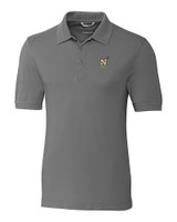 Navy Midshipmen Cutter & Buck Advantage Eco Tri-Blend Pique Mens Big and Tall Polo EG_MANN_HG 