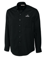 Providence Friars Cutter & Buck Epic Easy Care Fine Twill Mens Big and Tall Dress Shirt Black Mannequin
