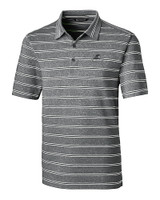 Providence Friars Cutter & Buck Forge Epic Confidence Recycled Heathered Stripe Stretch Mens Polo Black Mannequin