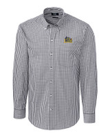 Drexel Dragons Cutter & Buck Easy Care Stretch Gingham Mens Long Sleeve Dress Shirt CC_MANN_HG 