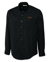 UOP Tigers Cutter & Buck Epic Easy Care Fine Twill Mens Big and Tall Dress Shirt BL_MANN_HG 