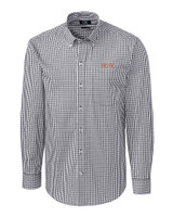 UOP Tigers Cutter & Buck Easy Care Stretch Gingham Mens Big and Tall Long Sleeve Dress Shirt CC_MANN_HG 