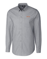 UOP Tigers Cutter & Buck Stretch Oxford Mens Big and Tall Long Sleeve Dress Shirt CC_MANN_HG 