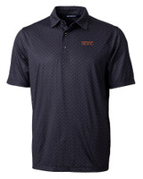 UOP Tigers Cutter & Buck Pike Double Dot Print Stretch Mens Big and Tall Polo BL_MANN_HG 