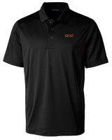 UOP Tigers Cutter & Buck Prospect Eco Textured Stretch Recycled Mens Big & Tall Polo BL_MANN_HG 
